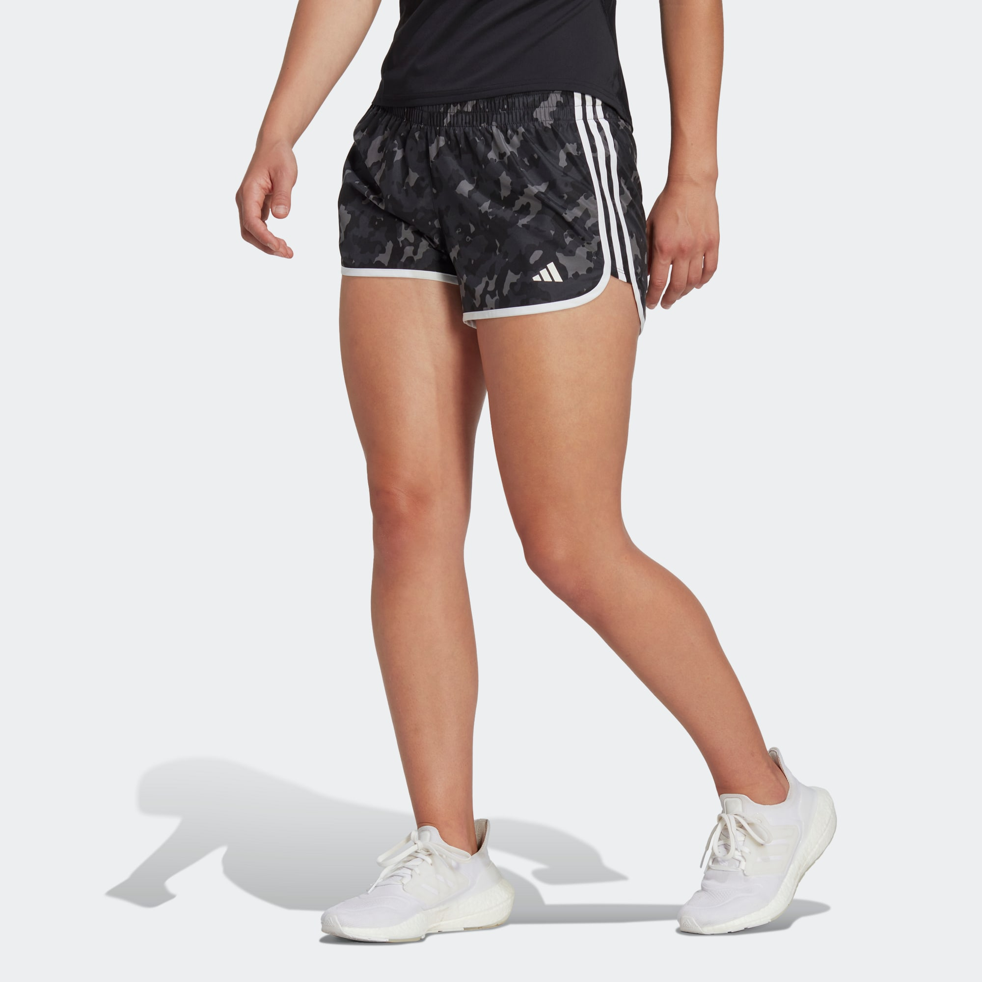 Adidas Sports Shorts Women’s Carbon Black Moderate Knitted Shorts