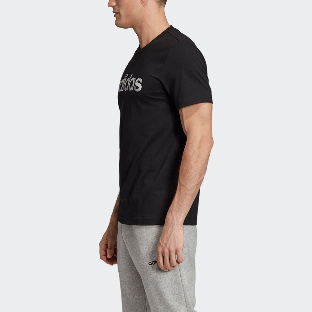 Мужская футболка adidas E Camo Lin Tee T (черная) — фото 5