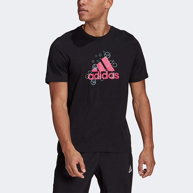 Мужская футболка adidas T (серый) — фото 2