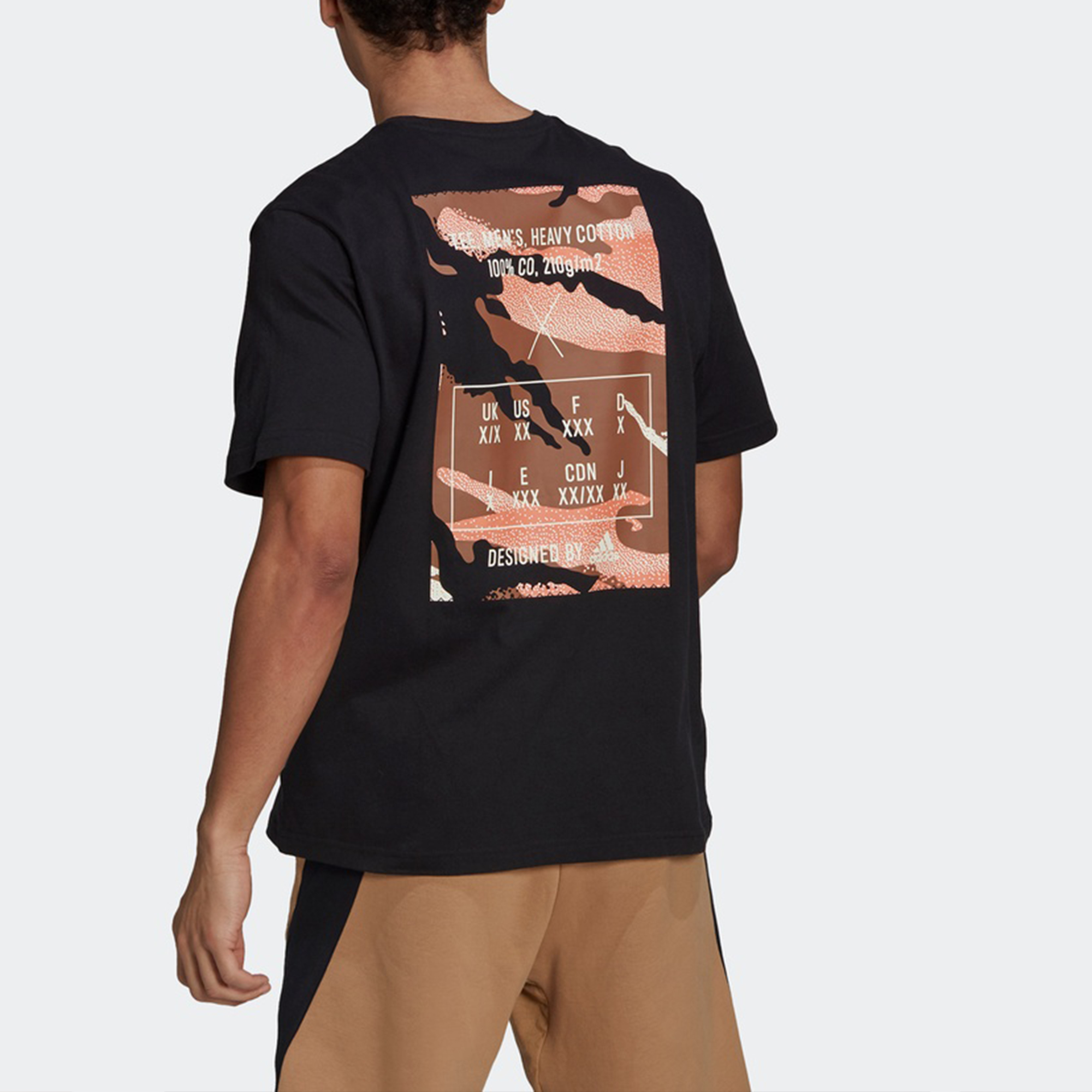 Футболка adidas (черная) — фото 2