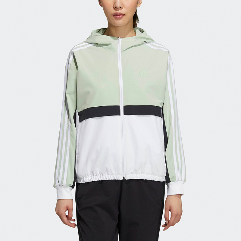 Женская куртка adidas Sport Performance (неоново-желтая) — фото 4
