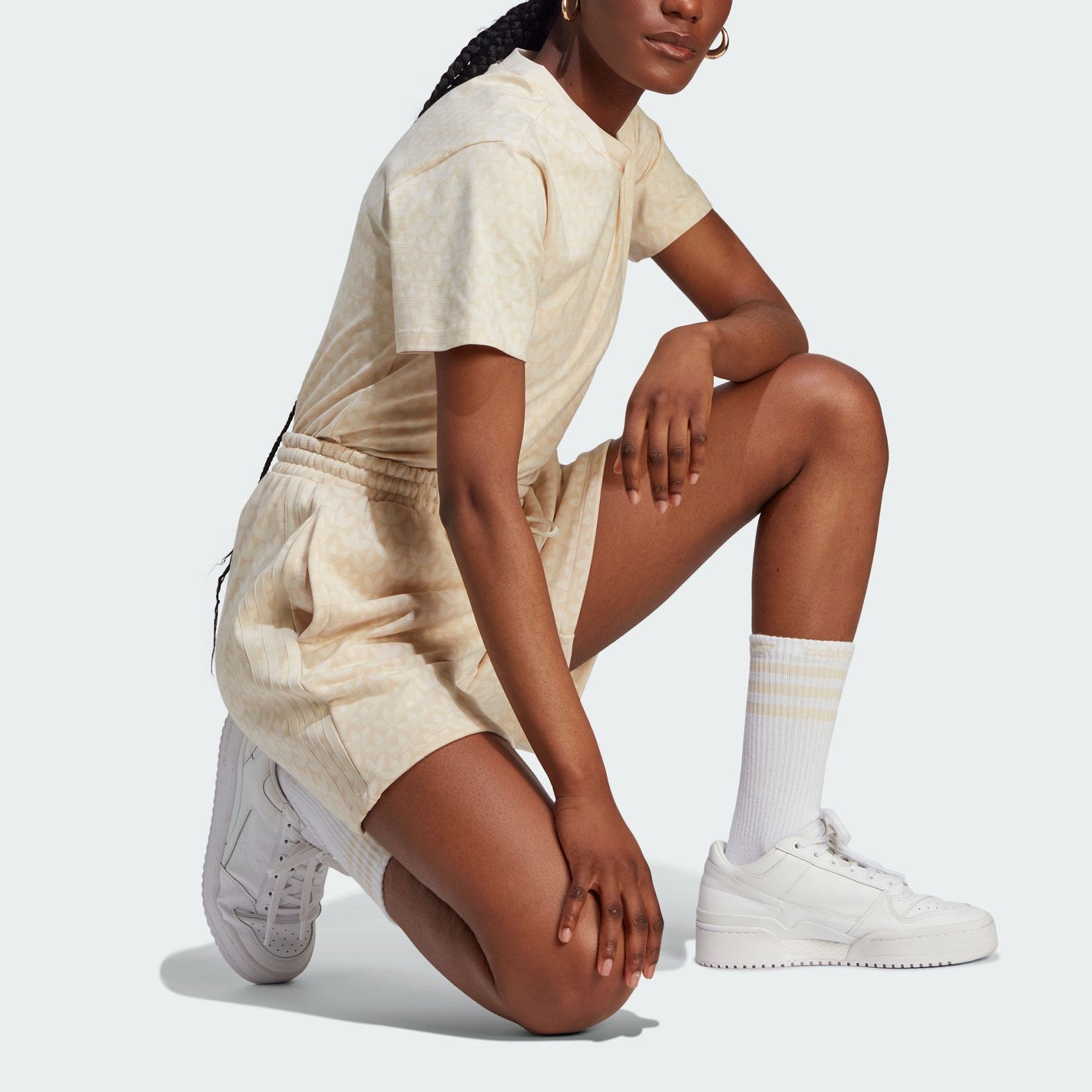 Adidas Originals Sports Shorts Women’s Wonder White