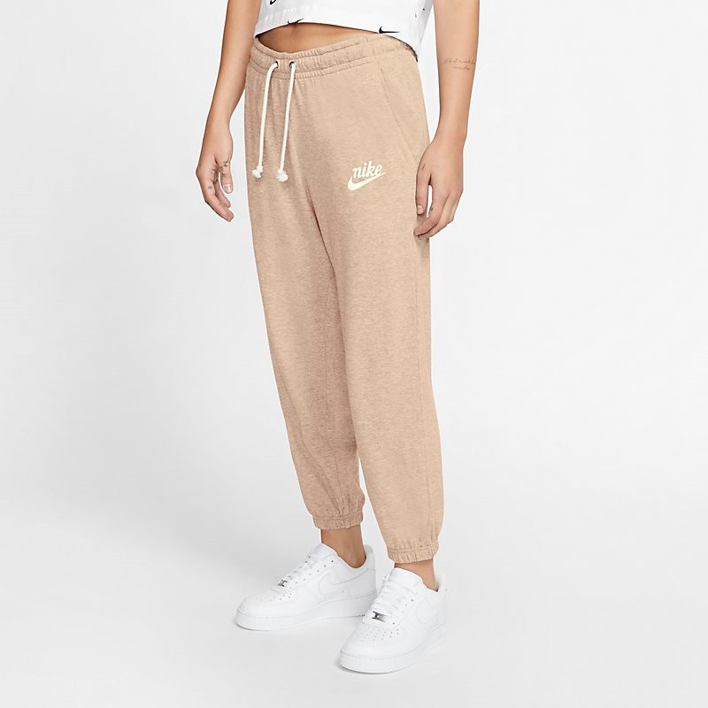 Женские штаны Nike (бежевые) — фото 3