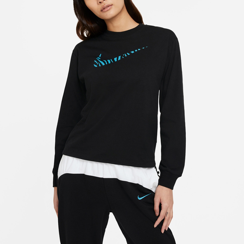 Женское худи Nike Sportswear Icon Clash (черное) — фото 5