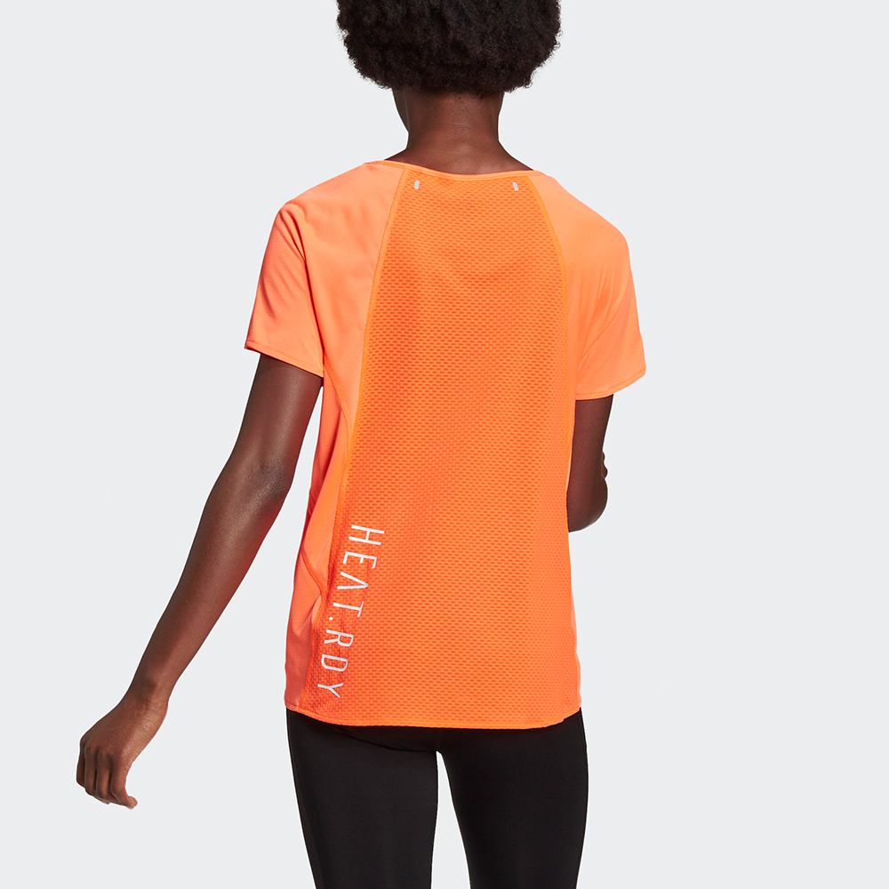 Женская футболка adidas GZM HTR Tee W (красная) — фото 5