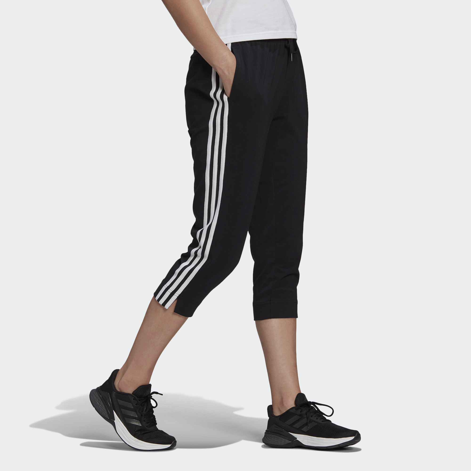 Женские штаны adidas (черные) — фото 3