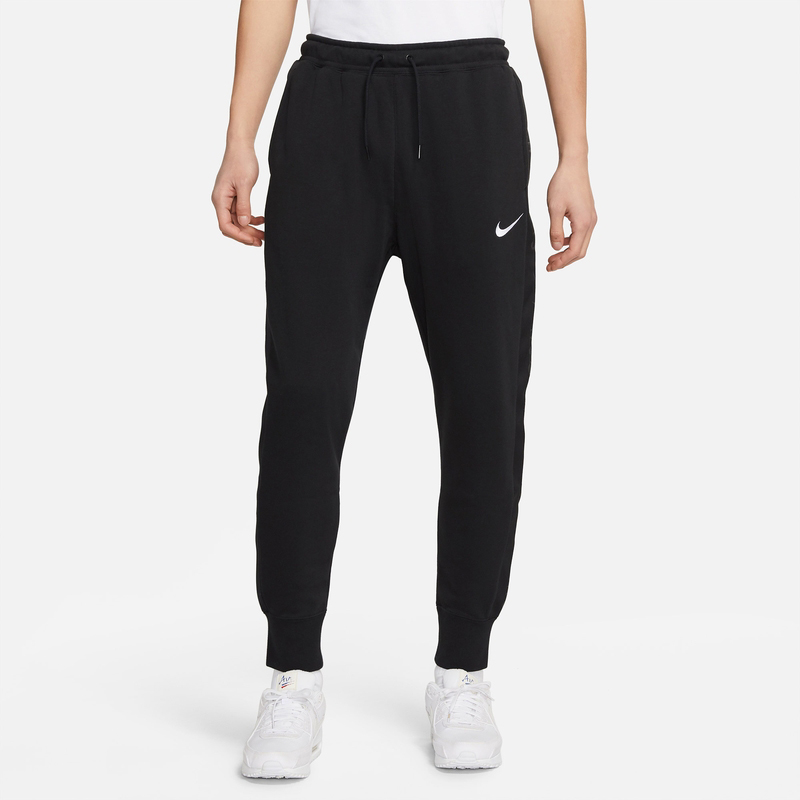 Мужские штаны Nike Sportswear Swoosh (черные) — фото 4