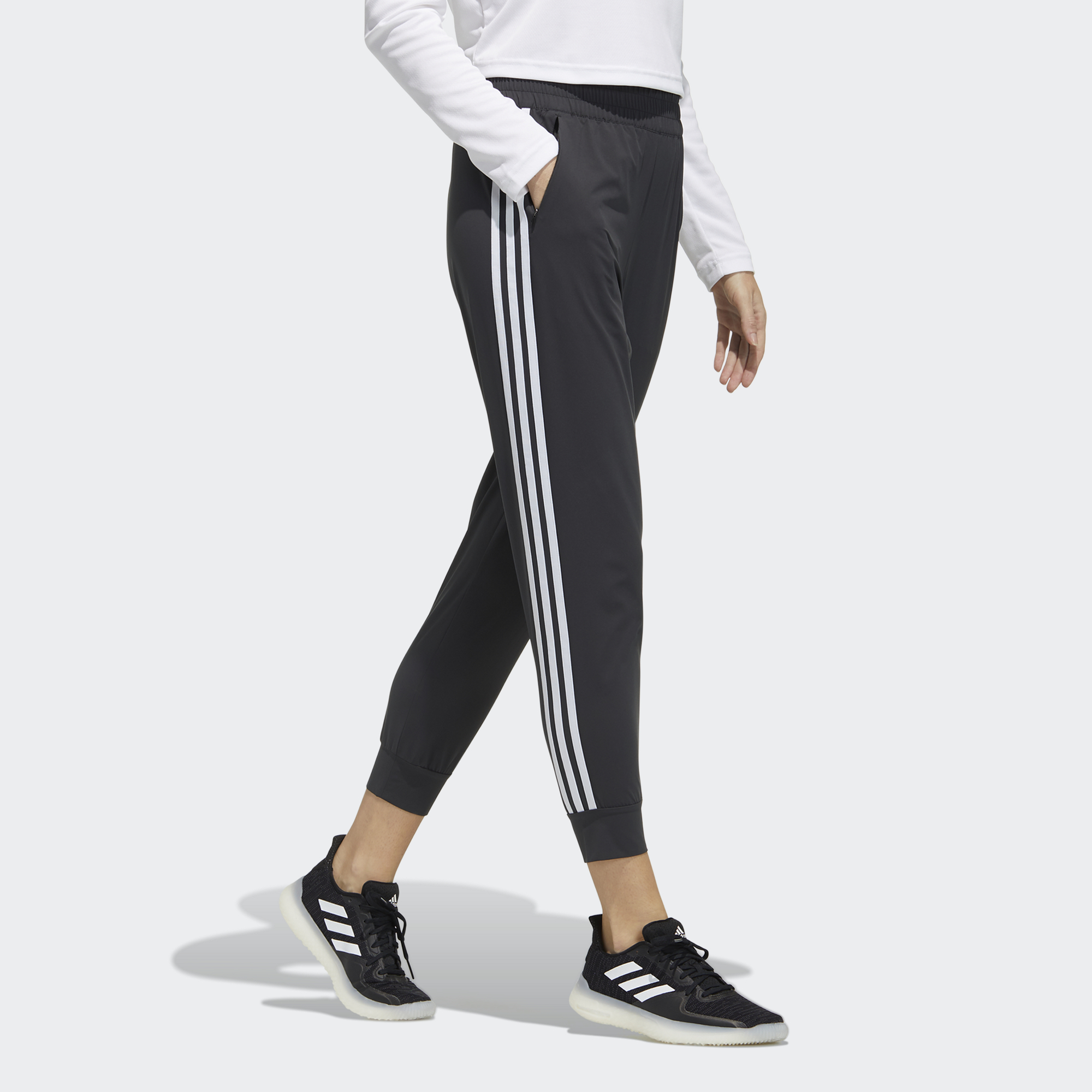 Женские штаны adidas (черные) — фото 4