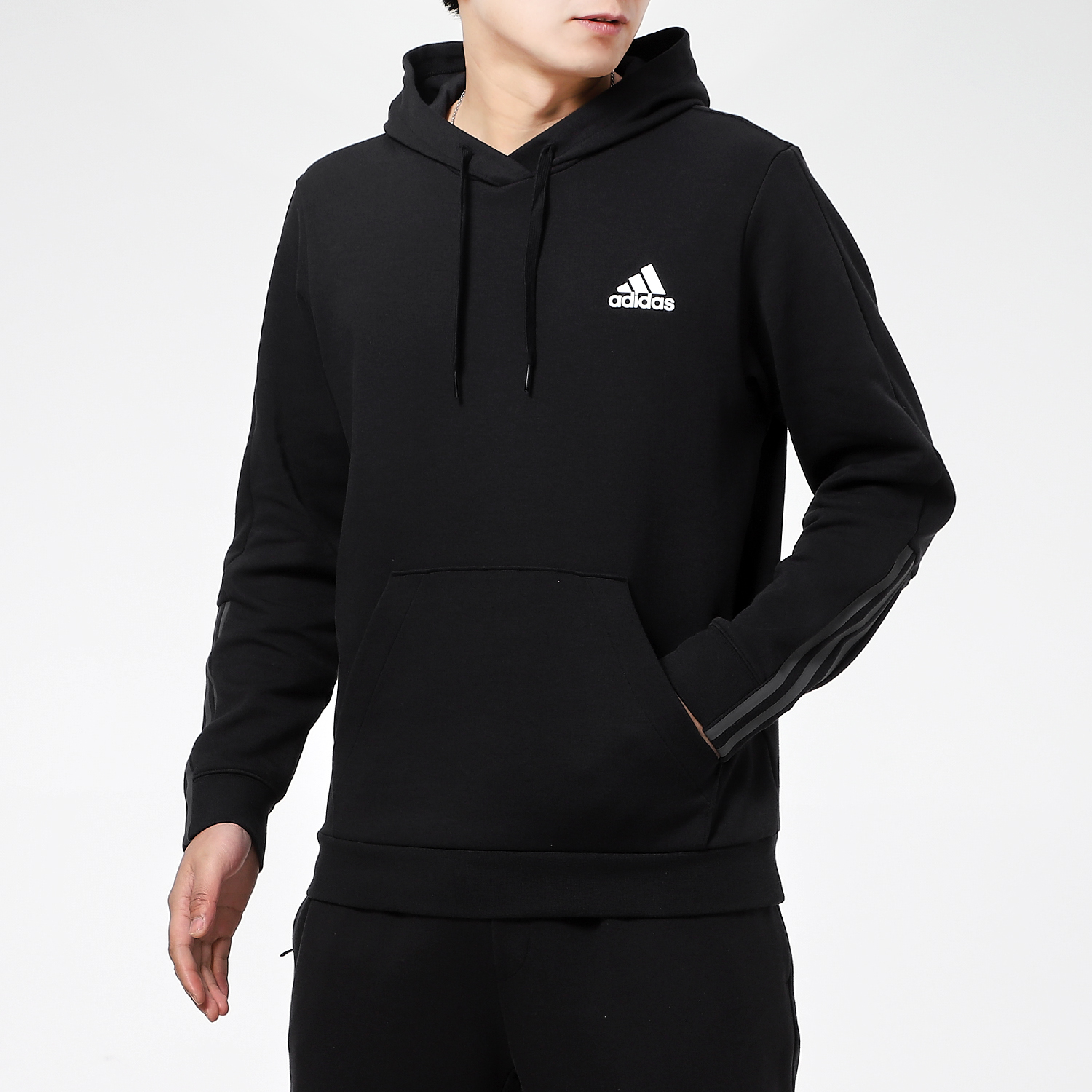 Мужские худи adidas M Dk Hd (черные) — фото 4