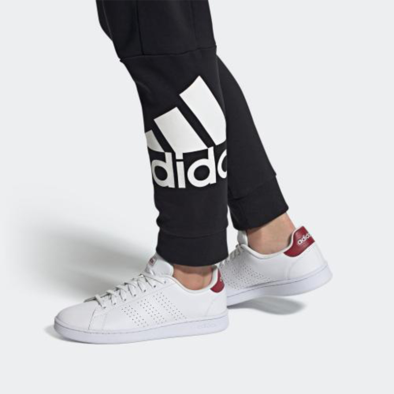 Кеды adidas neo ADVANTAGE (бело-красные) — Белый / красный — фото 7