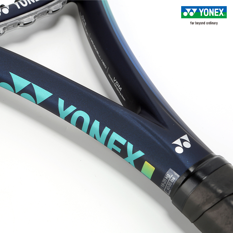 YONEX EZONE 07 FEEL 250g Racket Weight 102 Square Inches Head Size Sky Blue Unisex Full Carbon Tennis Rackets