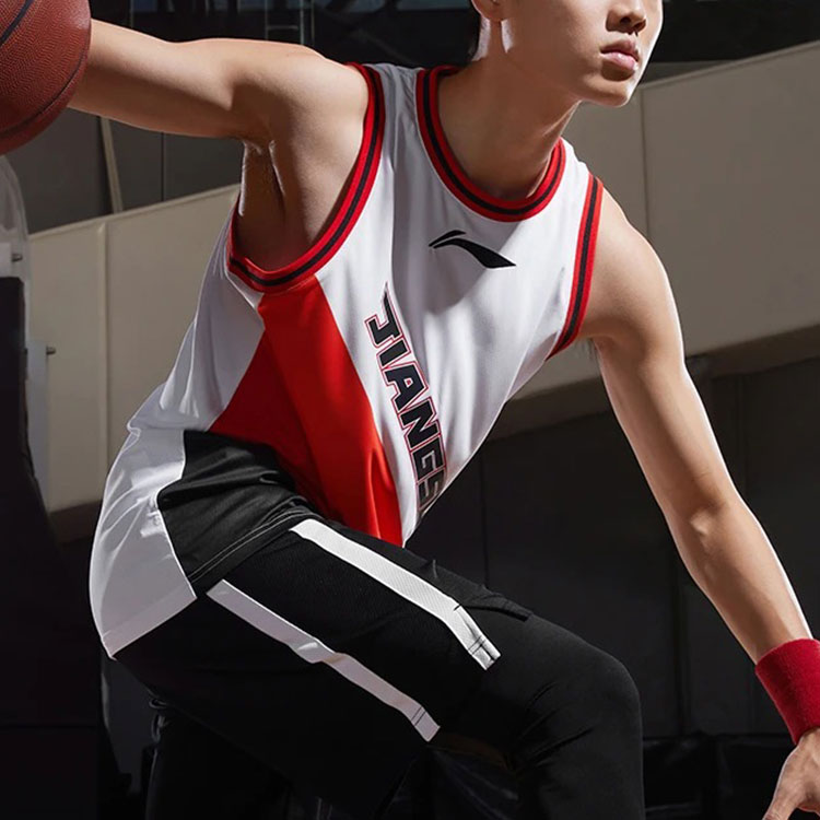 Li Ning CBA Basketball Jersey Men’s Standard White