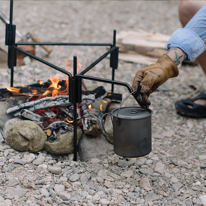 NATUREHIKE Fire Rack 1 2 Persons
