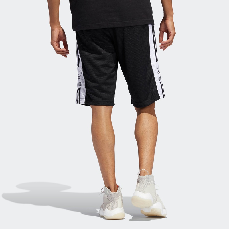 Мужские шорты adidas originals Mesh Otln (черные) — фото 4