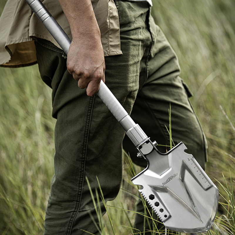 NATUREHIKE Soldier’s Spade Mirror Metallic + Titanium