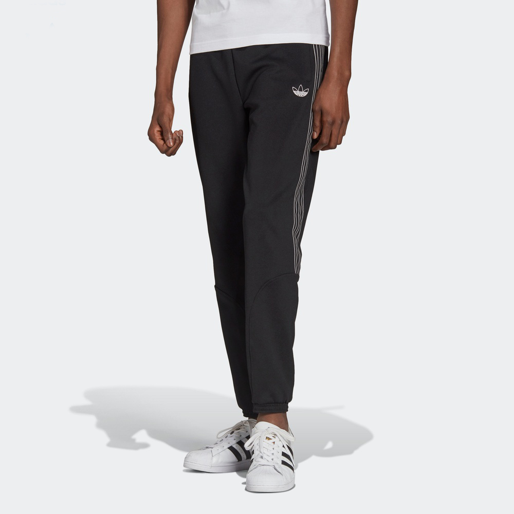 Мужские штаны adidas originals Sprt Poly Tp (черные) — фото 4