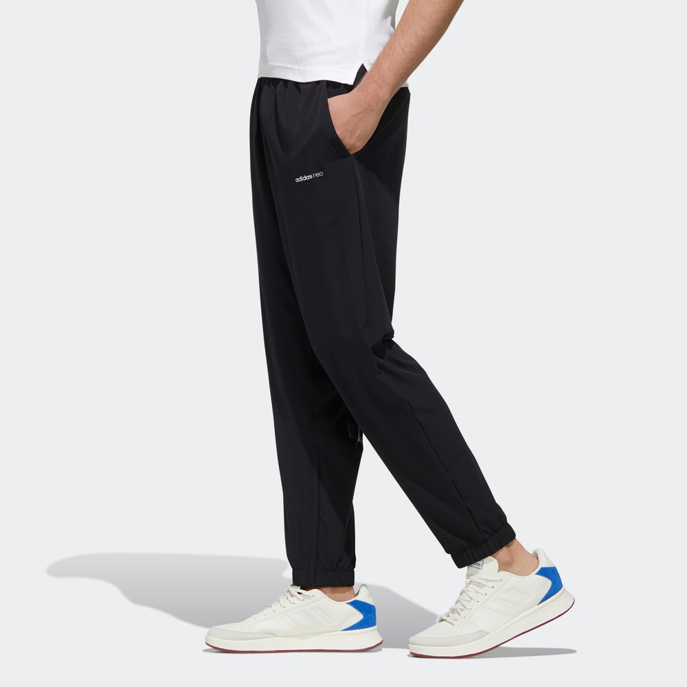 Мужские штаны adidas neo (черные) — фото 5
