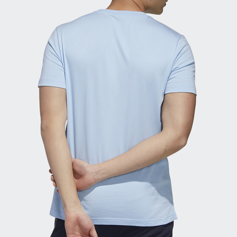 Футболка adidas neo T (розово-синий) — фото 4
