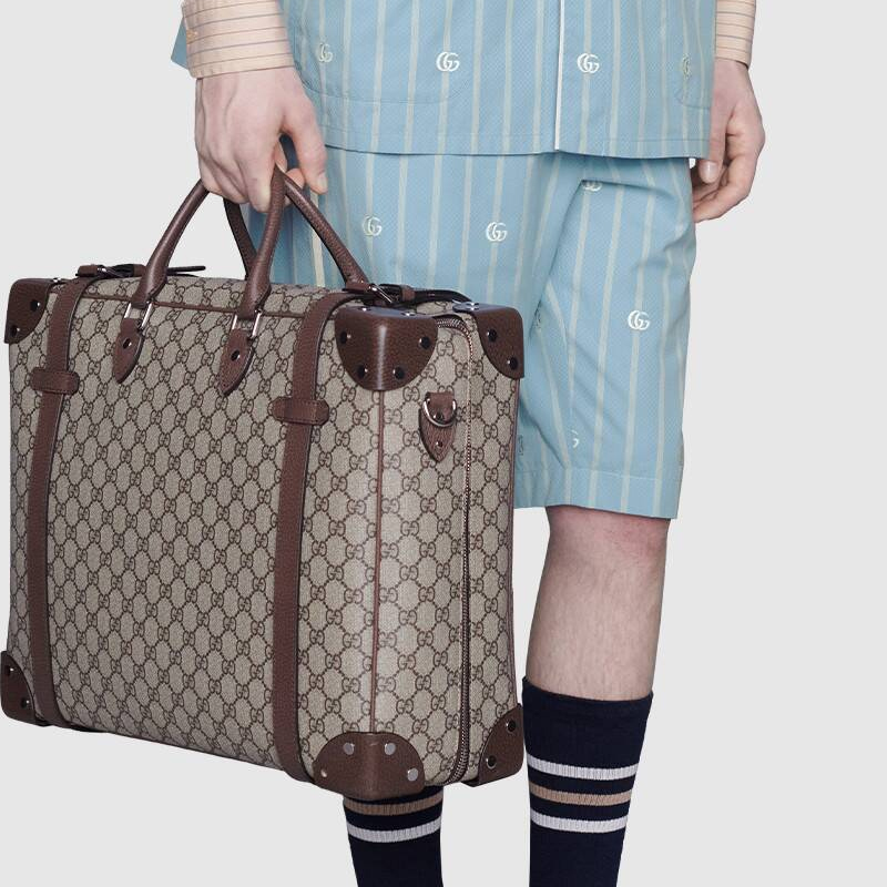 Мужские шорты Gucci (синий) — фото 4