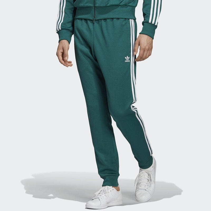 Мужские штаны adidas originals Logo (черные) — фото 4