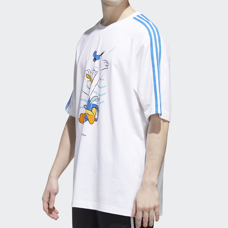 Мужская футболка adidas neo T (белый) — фото 5