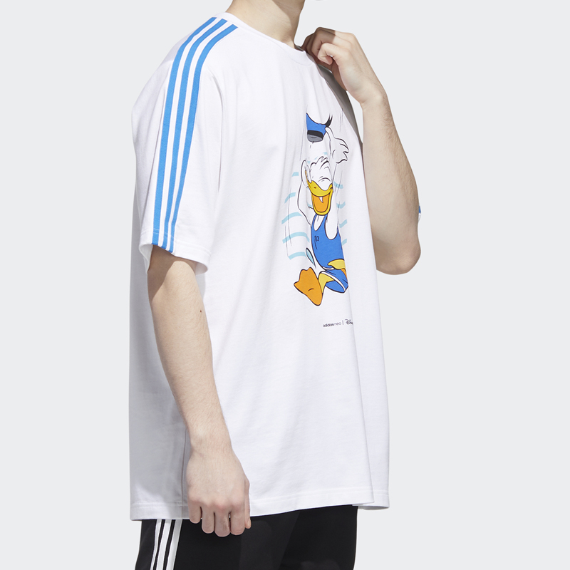 Мужская футболка adidas neo T (белый) — фото 6