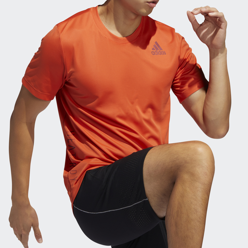 Мужская футболка adidas Training Ice Wind (янтарная) — фото 6