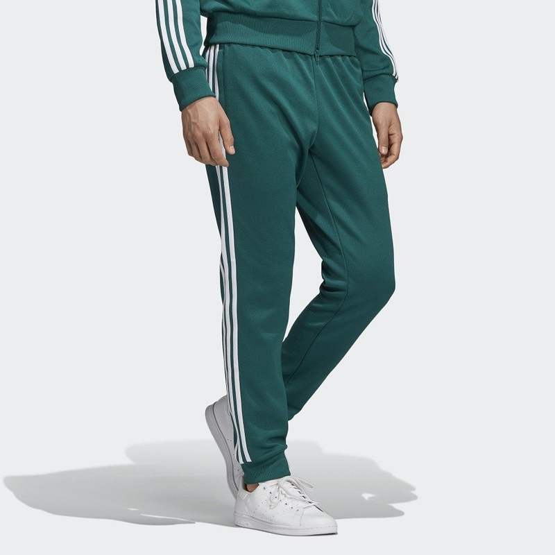 Мужские штаны adidas originals Logo (черные) — фото 5