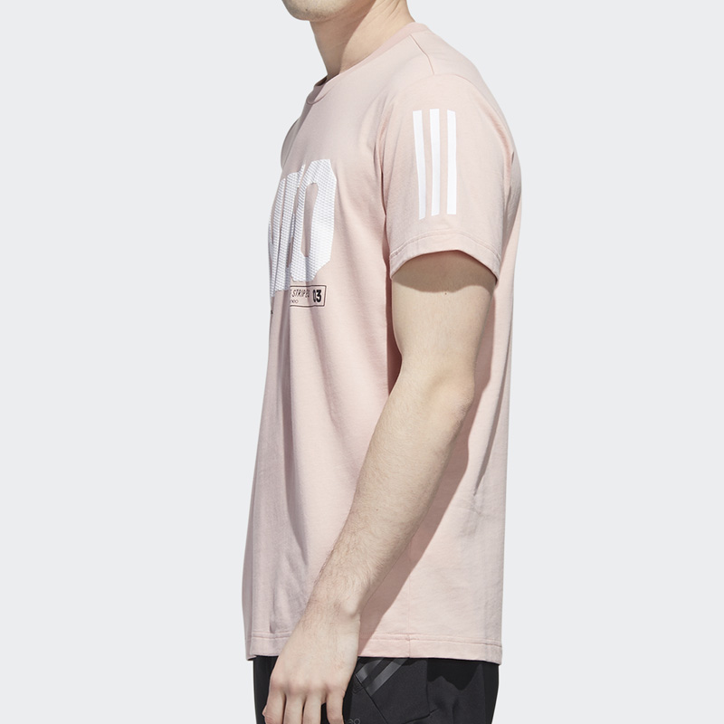 Мужская футболка adidas neo M CS TEE 3 (розовая) — фото 6