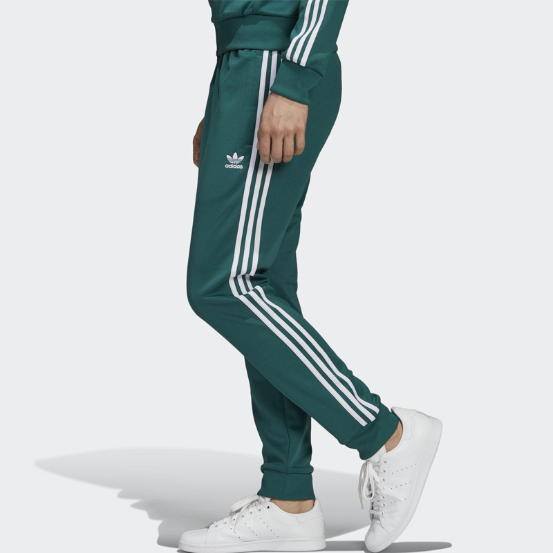 Мужские штаны adidas originals Logo (черные) — фото 6