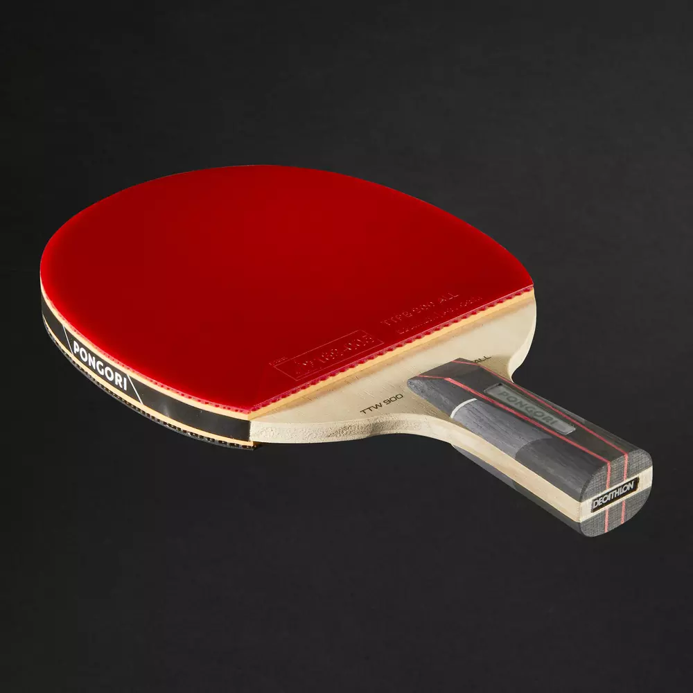 DECATHLON Ping Pong Paddles Unisex Penhold Grip+Shuttlecock Racket Cover