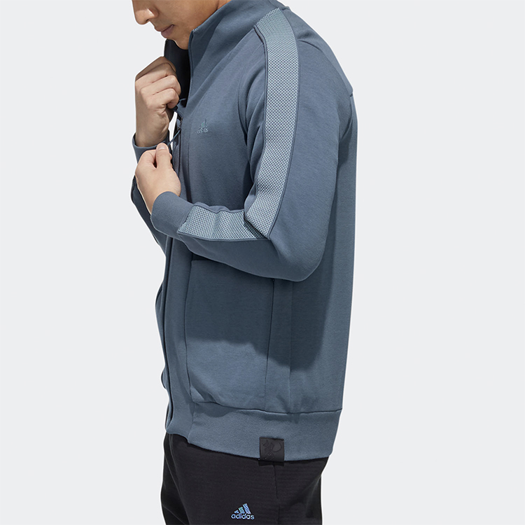 Мужская куртка adidas Track Jacket (темно-синяя) — фото 4