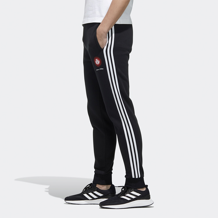 Мужские штаны adidas neo x Disney (черные) — фото 4