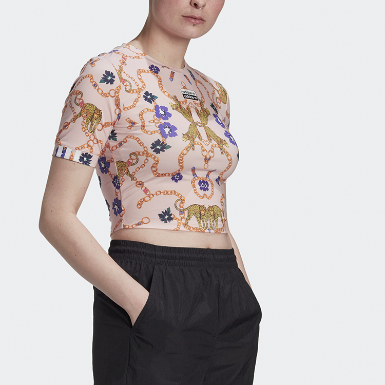 Женская футболка adidas originals T (разноцветная) — фото 4