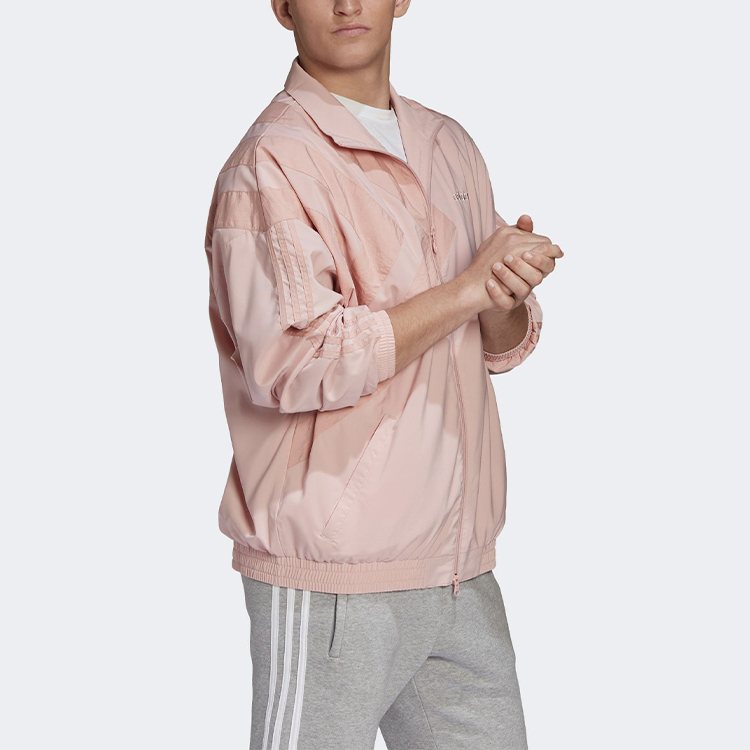 Мужская куртка adidas originals Logo (розовая) — фото 5