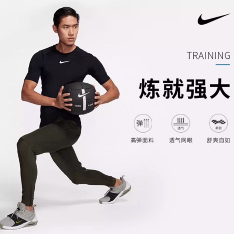 Мужская футболка Nike (черная) — фото 5