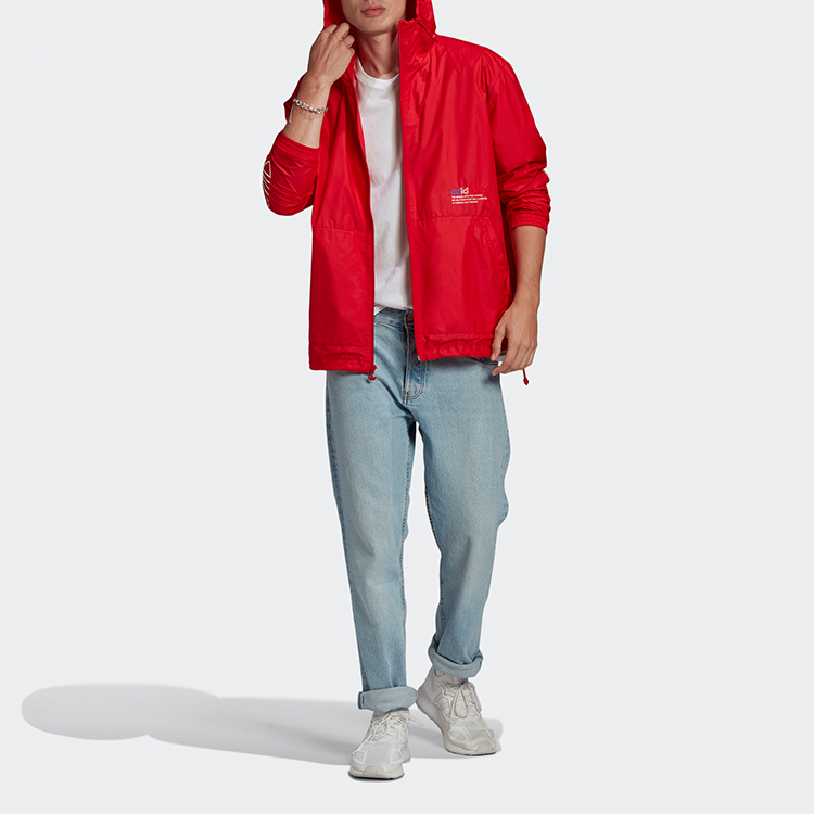 Мужская куртка adidas originals FTO WB (красная) — фото 2