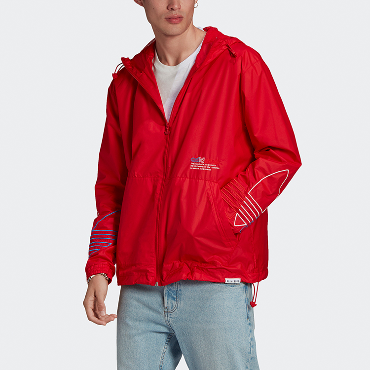 Мужская куртка adidas originals FTO WB (красная) — фото 3