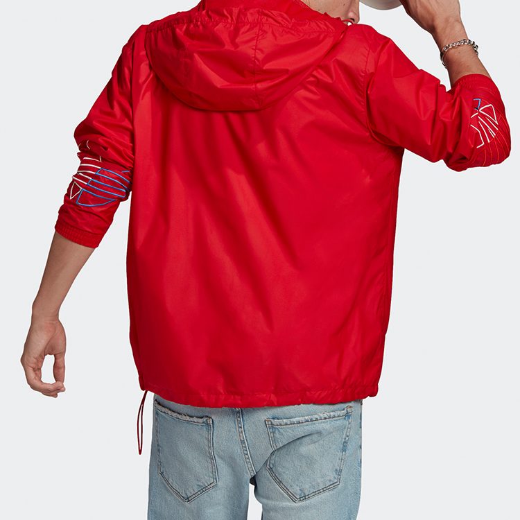 Мужская куртка adidas originals FTO WB (красная) — фото 4