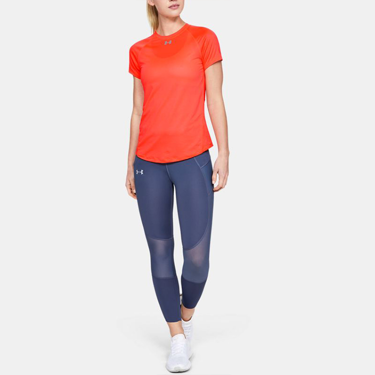 Женская футболка Under Armour Under Armour EXD T (пламенно-красный) — фото 6