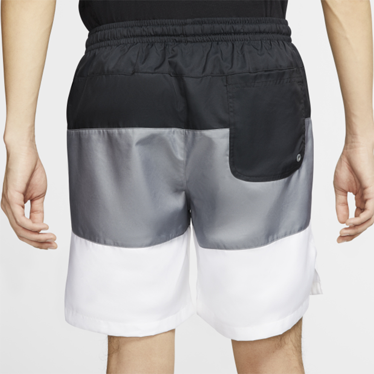 Мужские shorts Nike (черно-бело-серые) — фото 7