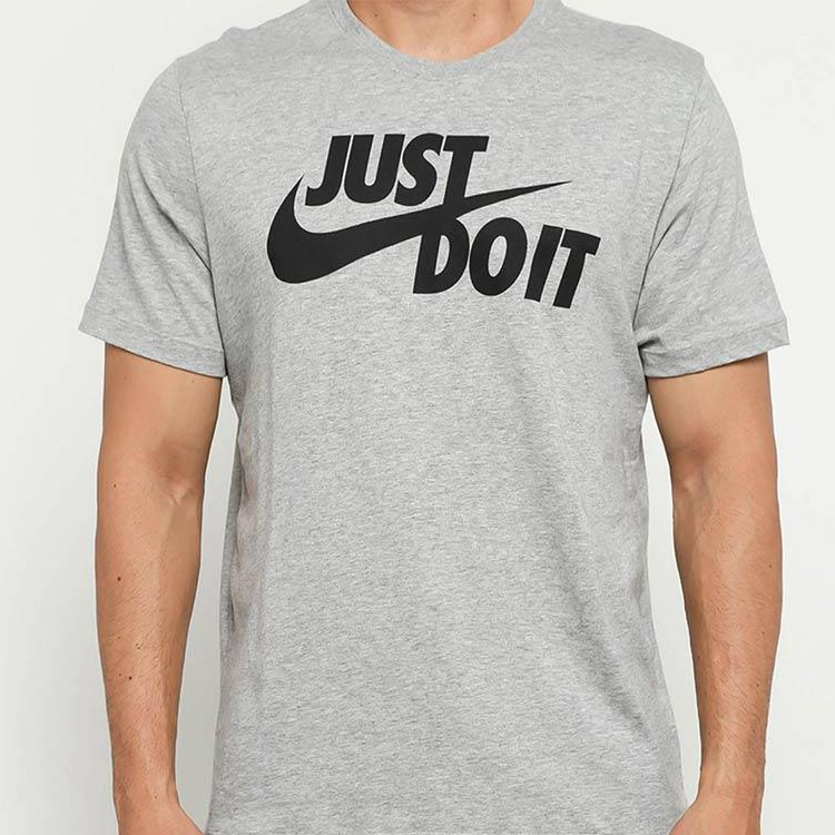 Мужская футболка Nike Sportswear JDI (темно-серая) — фото 3