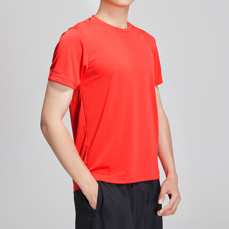 Мужская футболка adidas ClimaChill (красная) — фото 6