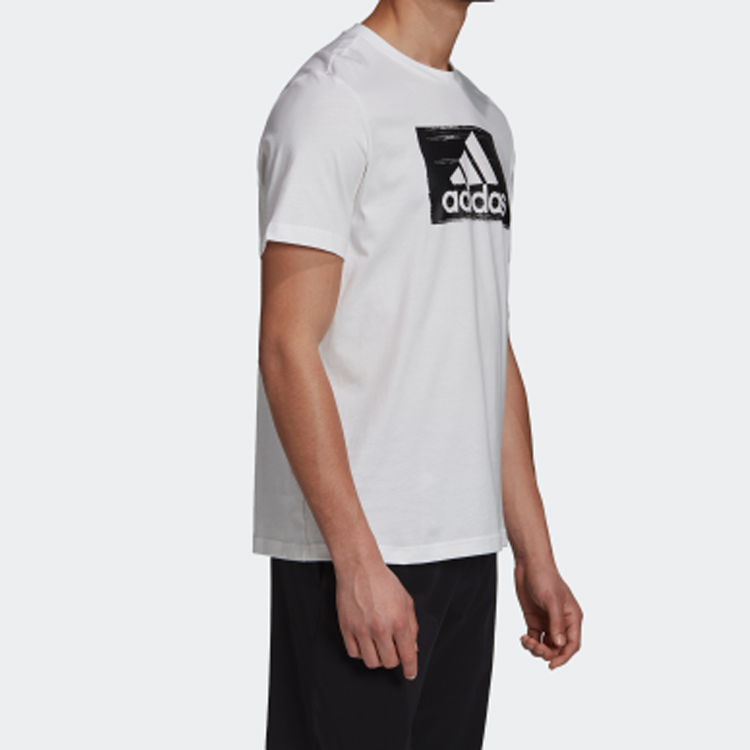 Мужская футболка adidas Brushstroke (белая) — фото 5