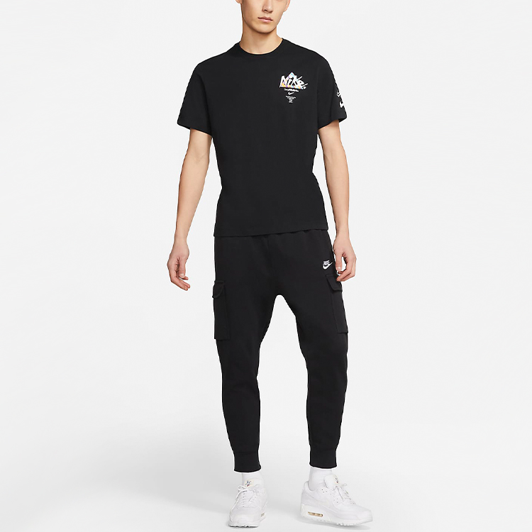 Мужская футболка Nike (черная) — фото 3