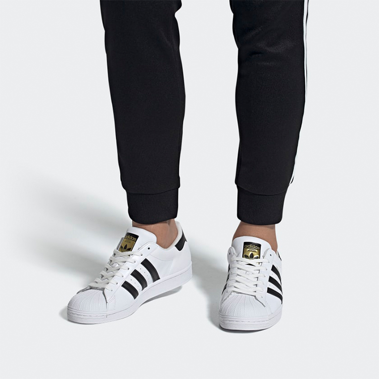 Кроссовки adidas originals SUPERSTAR (черно-белые) — фото 6