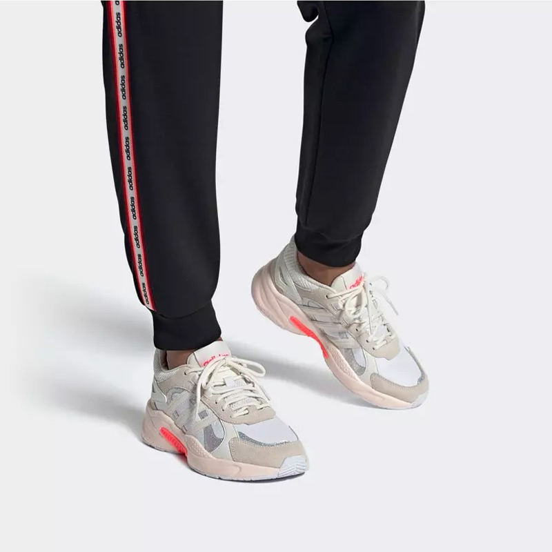 Женские кроссовки adidas neo Crazychaos Shadow (бело-серебристо-серые) — Белый / серебристый / серый — фото 7