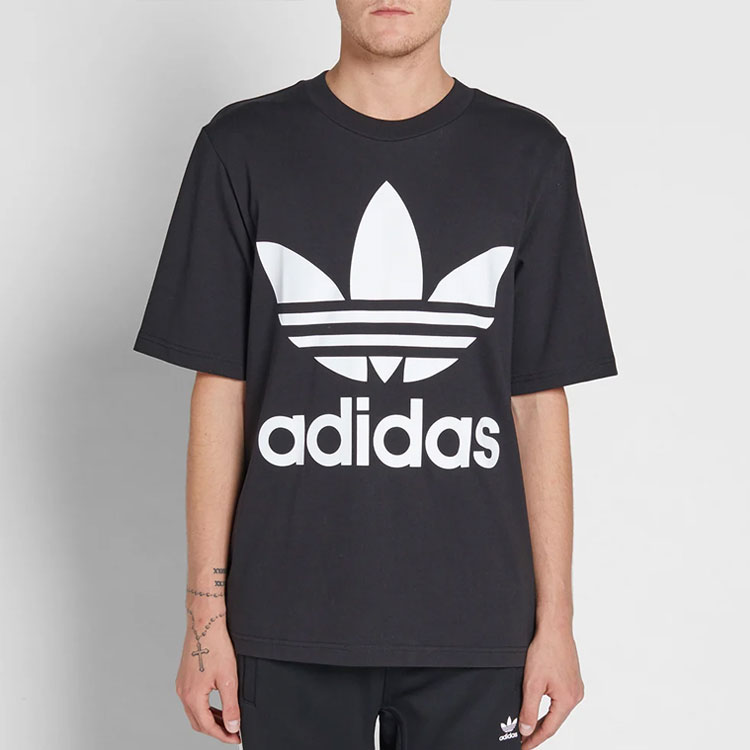 Мужская футболка adidas originals (черная) — фото 4