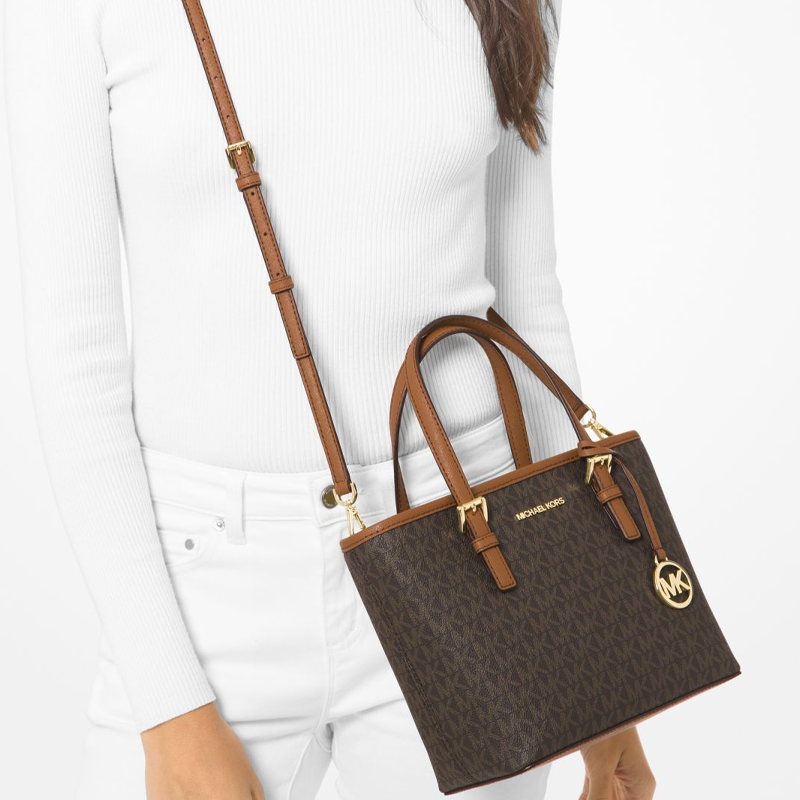 MICHAEL KORS  MK Jet Set Logo  Tote