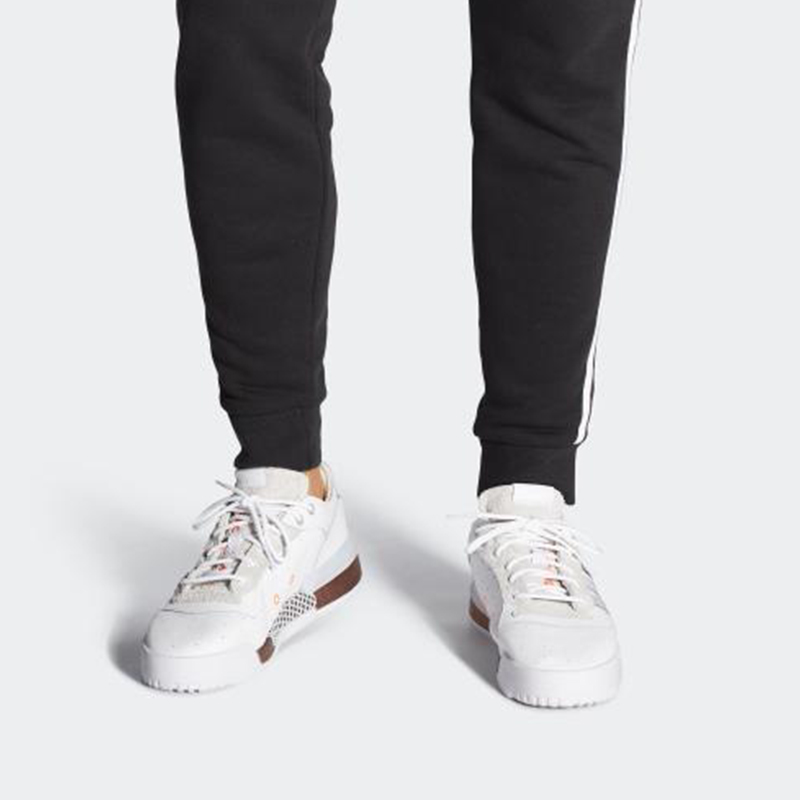 Кеды adidas originals Rivalry Rm Low (бело-серебристо-красные) — фото 7